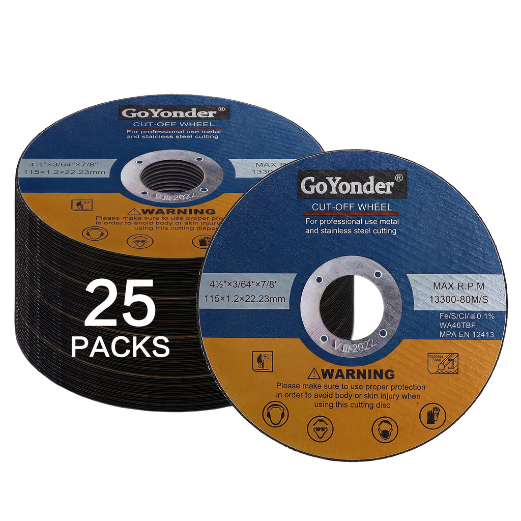 GoYonder 4.5" Ultra Thin Cut-Off Wheel for Metal-Blue