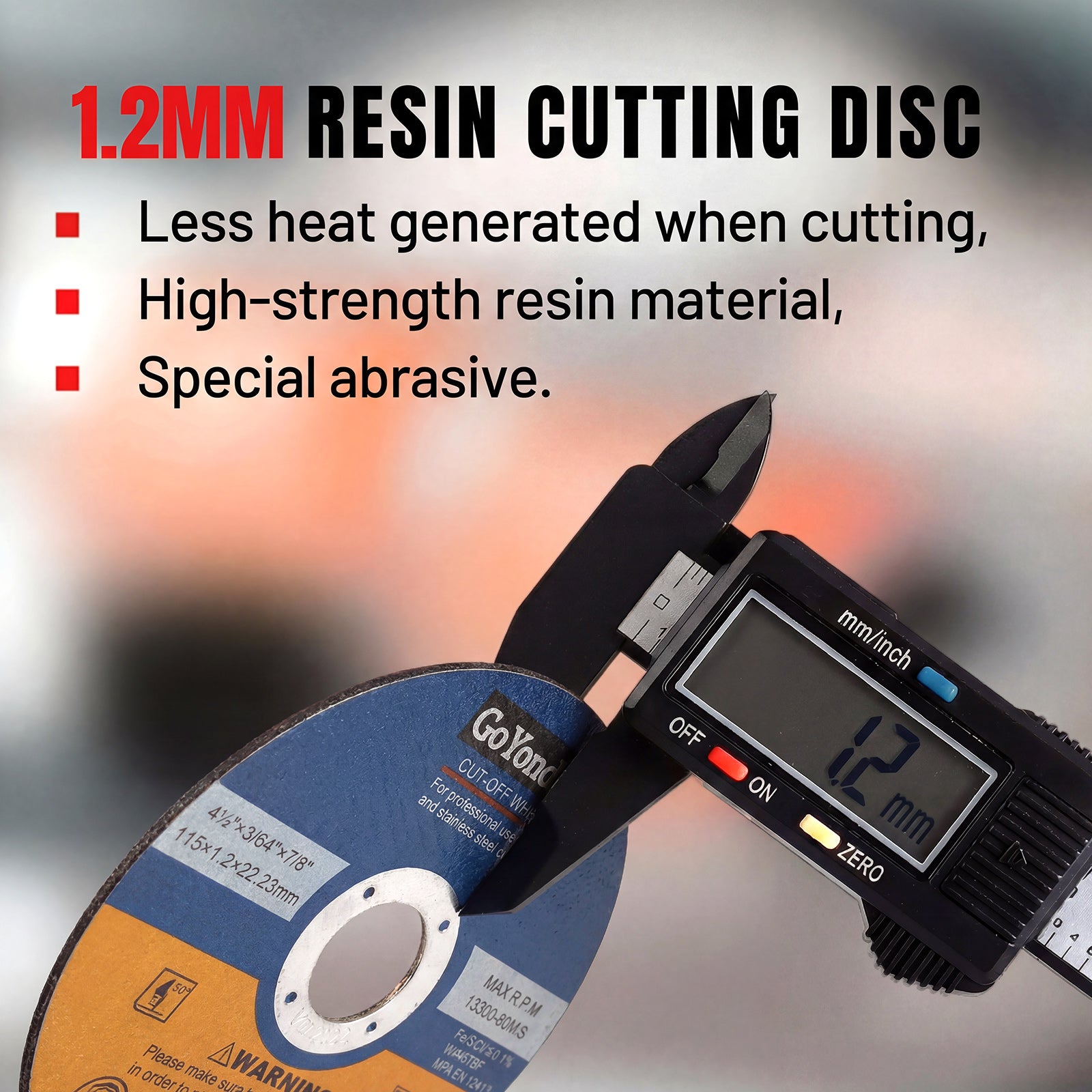 GoYonder 4.5" Ultra Thin Cut-Off Wheel for Metal-Blue