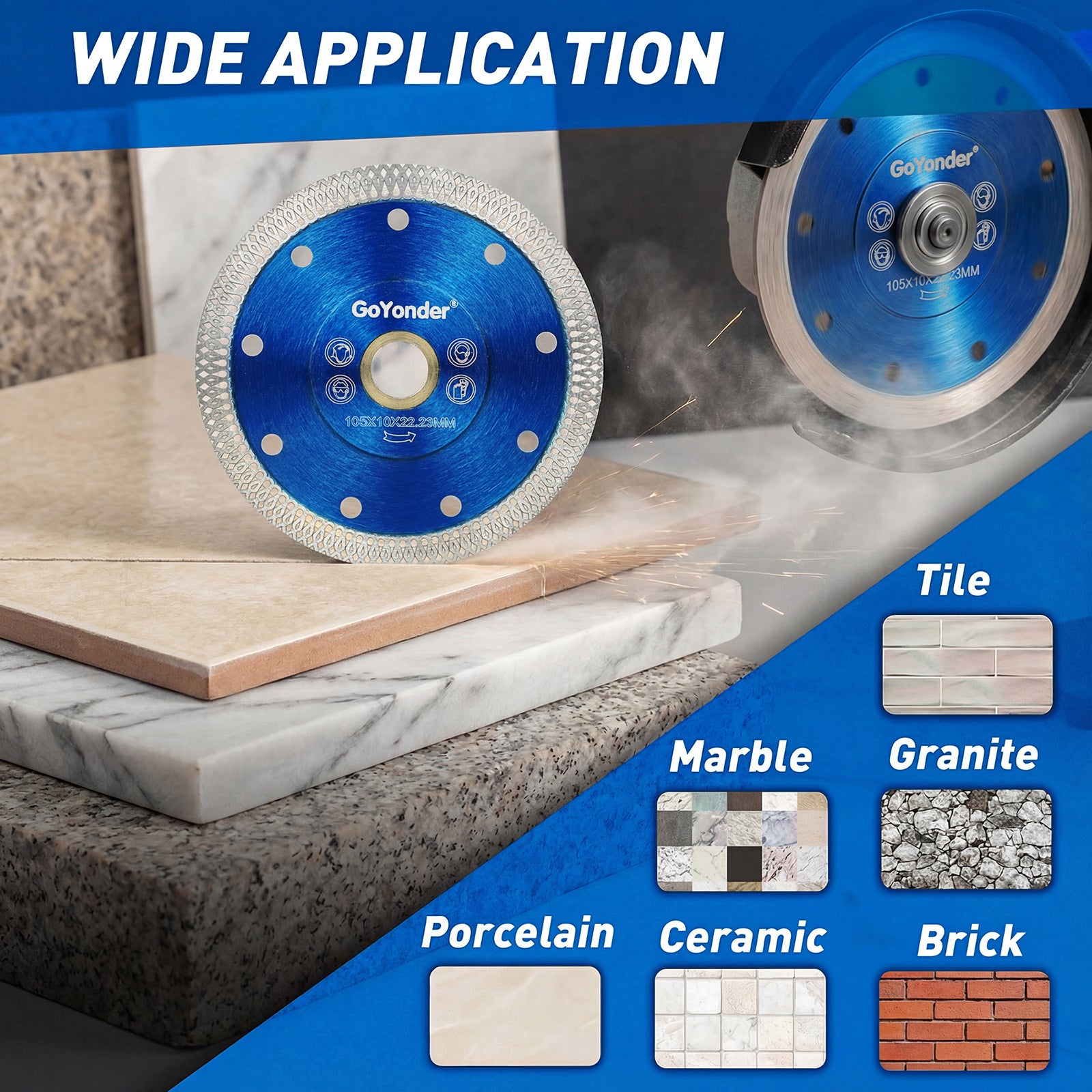 GoYonder 4 Inch Super Thin Diamond Saw Blade